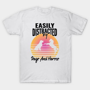 humor sarcastic Doggy dog horse distracted Animal Enthusiast T-Shirt